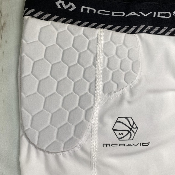 Mcdavid Other - McDavid Compression Pants Mens 2XL XXL White HEX 3/4 Basketball Tailbone Padded